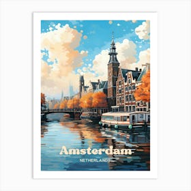 Amsterdam Netherlands Travel Art 1 Art Print