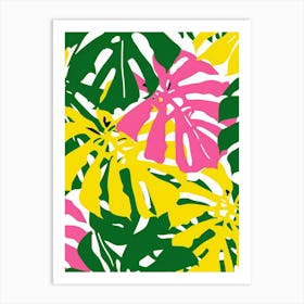 Tropical Leaves 160 Art Print