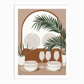 Table Setting 1 Art Print