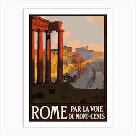 Rome, Italy, Ancient Architecture Art Print