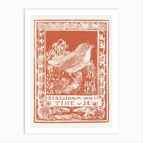 Ex Libris Of Theo Van Hoytema (1895), Theo Van Hoytema, 1 Art Print