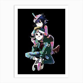 gorillaz band music Art Print