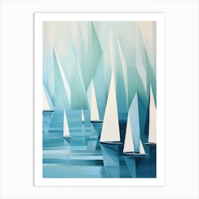 Sailboats 17 Art Print