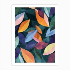 Abstract Leaves 31 Art Print