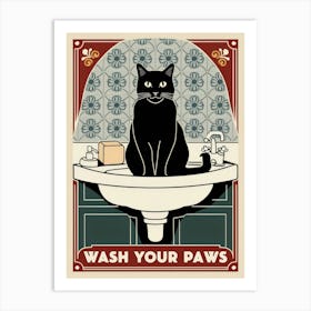 Wash Your Paws 11 Art Print