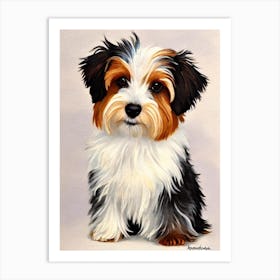 Havanese 3 Watercolour Dog Art Print