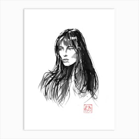 Jane Birkin Art Print