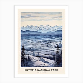 Olympic National Park United States 2 Poster Art Print