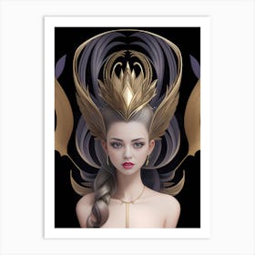 Golden Goddess #1 Art Print