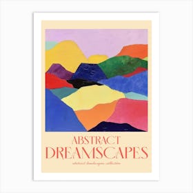 Abstract Dreamscapes Landscape Collection 66 Art Print