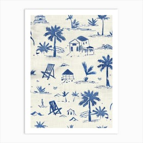 Palms And Palm Trees Art Print