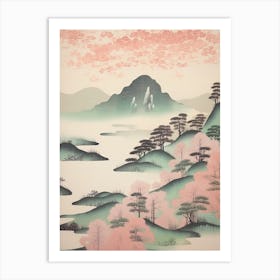 Mount Mitake In Tokyo, Japanese Landscape 5 Art Print