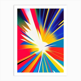 Supernova Abstract Modern Pop Space Art Print