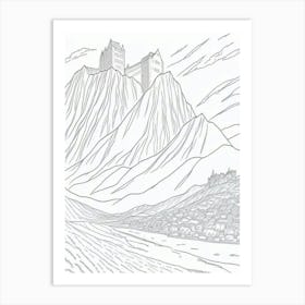 Castle Highlands Scotland Art Print