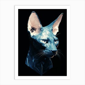 Sphynx Cat Art Print