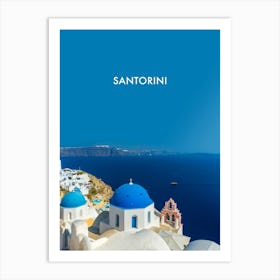 Simply Santorini Art Print