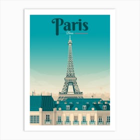 Paris Eiffel Tower France Art Print