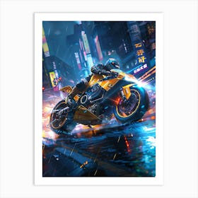 Night Rider Art Print