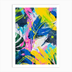 Tropical Leaves 130 Art Print