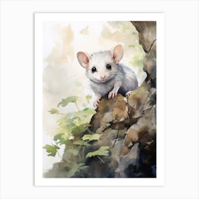 Adorable Chubby Urban Possum 3 Art Print