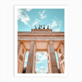 The Brandenburg Gate In Berlin 03 Art Print