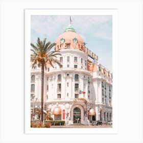 French Riviera Building Art Print