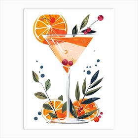 Cocktail Martini Art Print