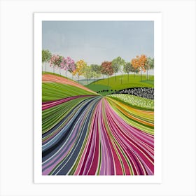 Tulip Field Art Print