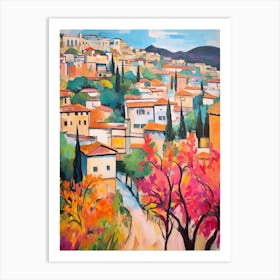 Granada Spain 1 Fauvist Painting Art Print