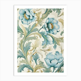 Floral Wallpaper 3 Art Print