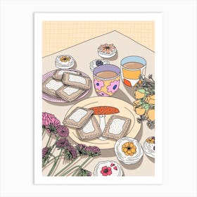 Pop Tart Breakfast Art Print