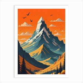 Mountain Landscape Art Print