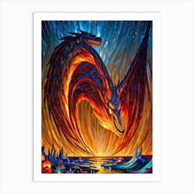 Dragon Fire Art Print