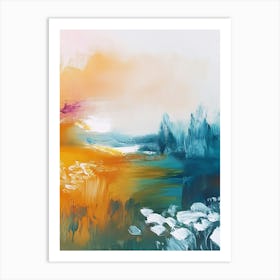 Abstract Landscape Painting 1 Art Print