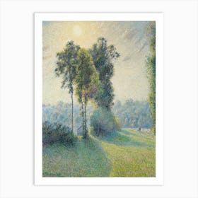 Landscape At Saint Charles, Near Gisors, Sunset (1891), Camille Pissarro Art Print