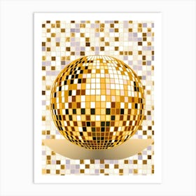 Disco Ball 40 Art Print