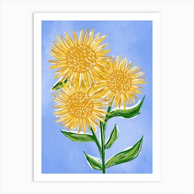 Yellow Sunflowers Art Print