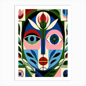 Woman'S Face 1 Art Print