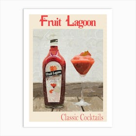 Fruit Lagoon – Classic Cocktails Art Print