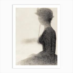 Study For La Grande Jatte 1, Georges Seurat Art Print