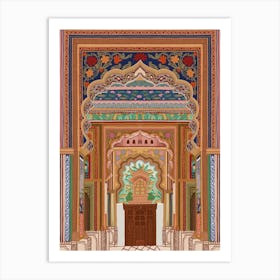 Patrika Gate Jaipur Art Print