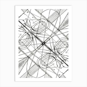 Geometrical Drawing Art Print