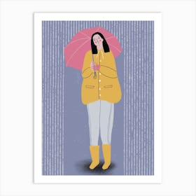 Rainy day Art Print