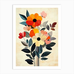 Flowers In A Vase 55 Art Print