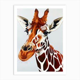 Giraffe 161 Art Print