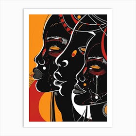 Three African Women Art Print