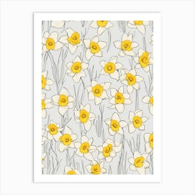 Daffodils 1 Art Print