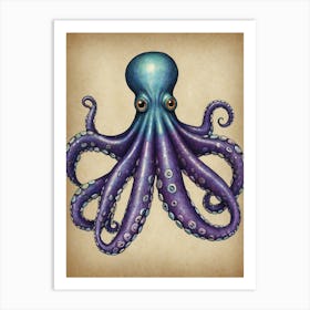 Octopus 3 Art Print