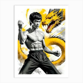 Bruce Lee Art Print