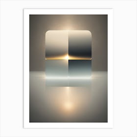 Abstract Squares Vector Art Print